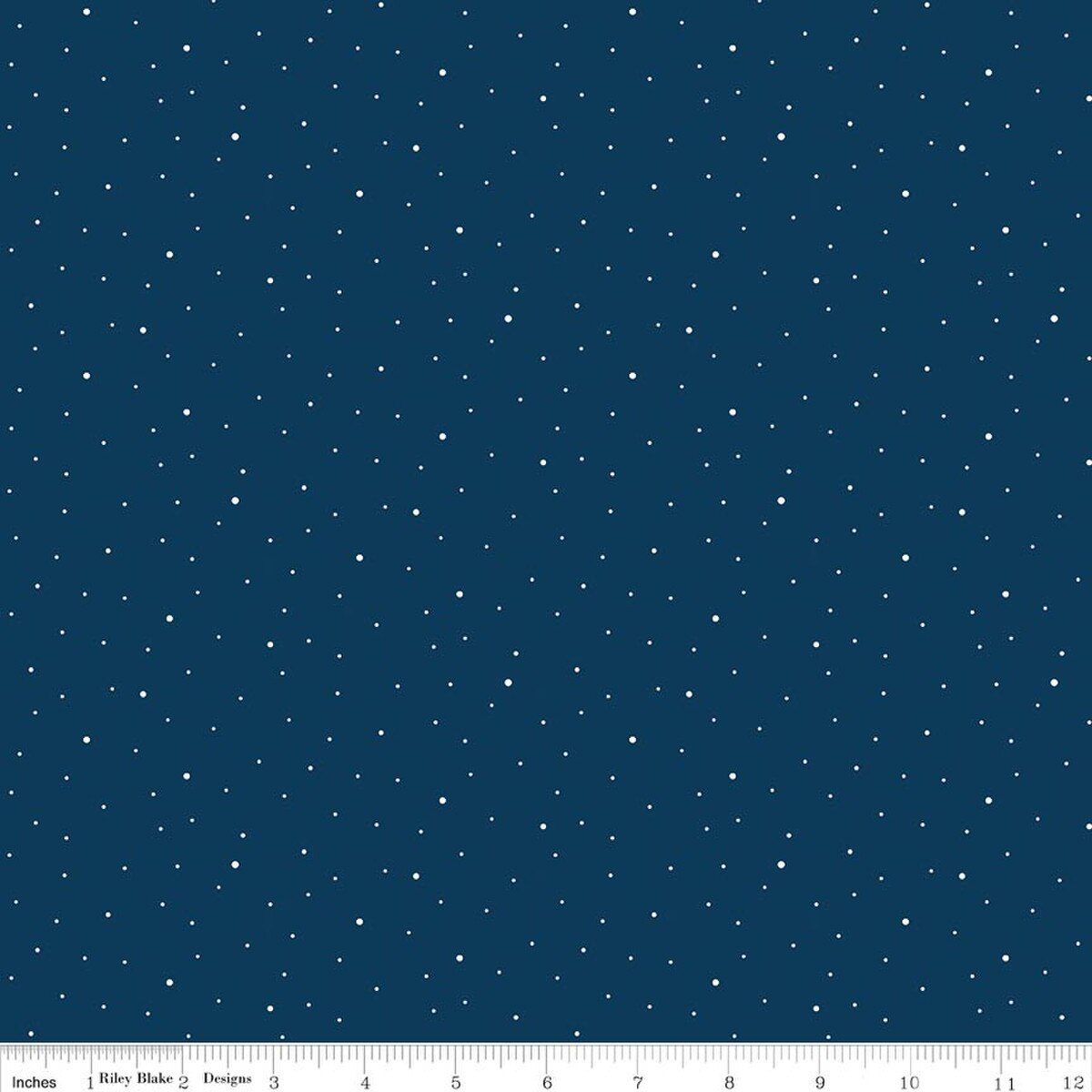 Dapple Dot - Quilting Cotton Fabric - Oxford Blue