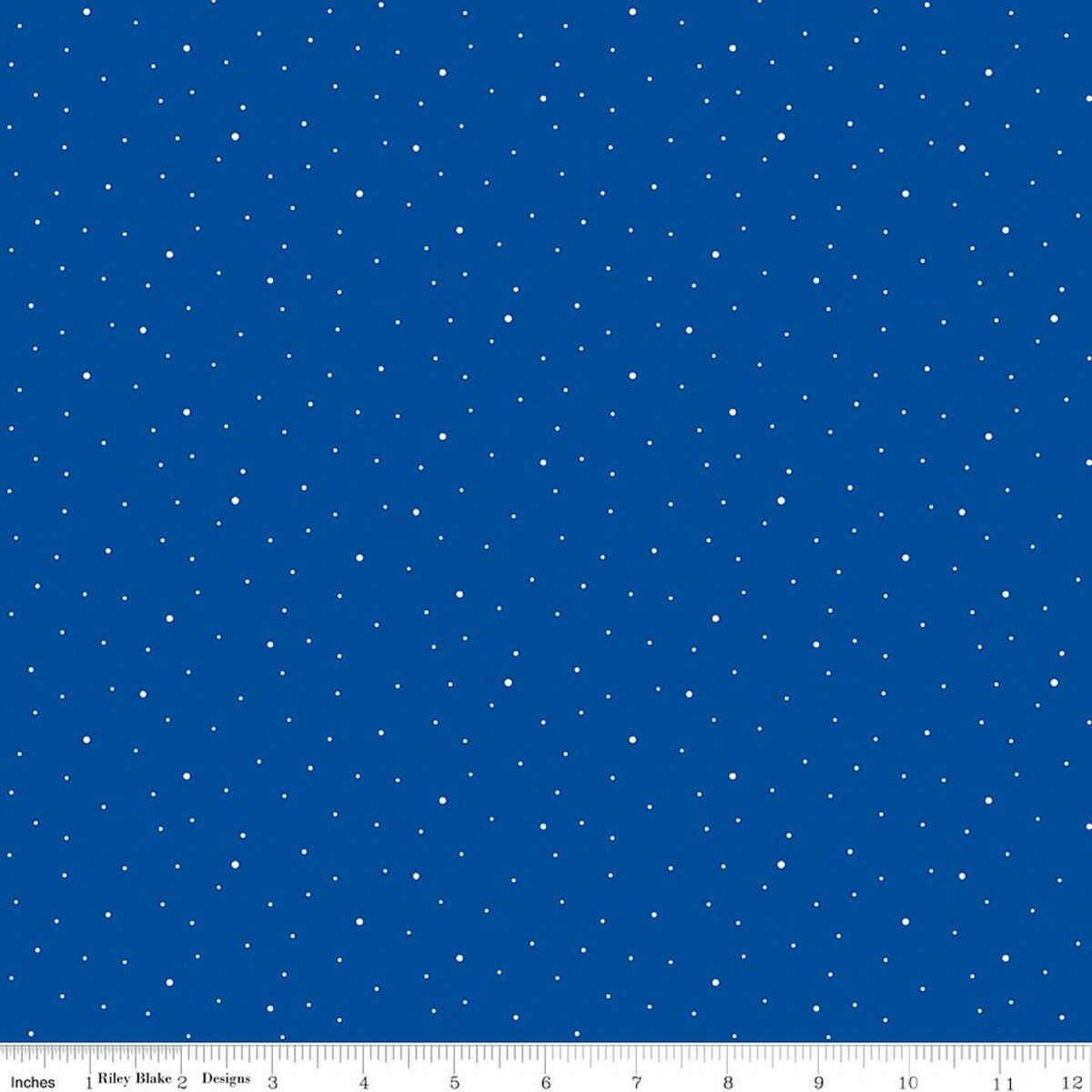 Dapple Dot - Quilting Cotton Fabric - Royal Blue