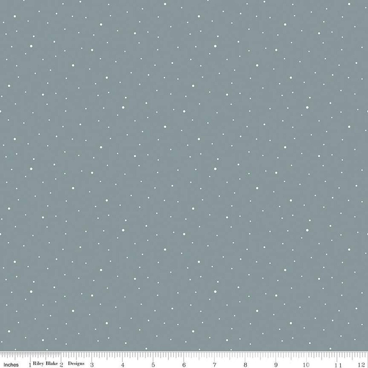 Dapple Dot - Quilting Cotton Fabric - Storm