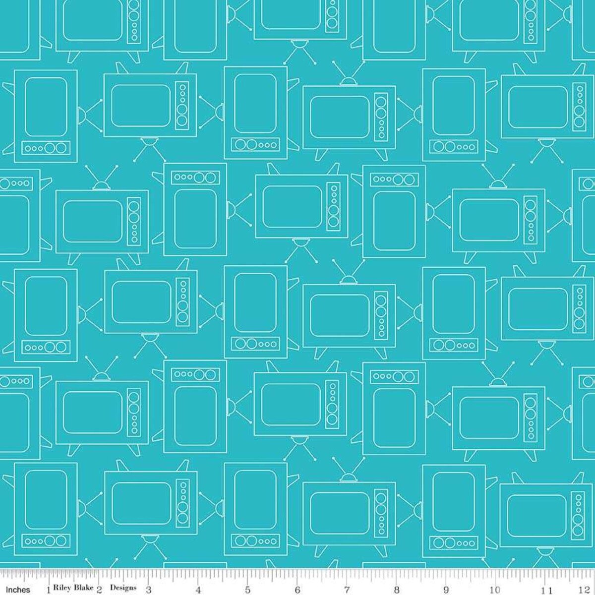 Bee Basics – Quilting Cotton Fabric – TV - Turquoise