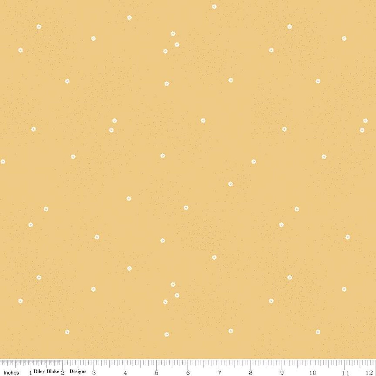 Dainty Daisy - Quilting Cotton Fabric - Honey