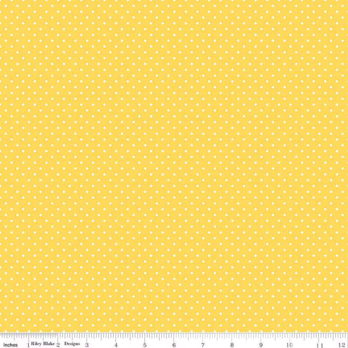 Swiss Dot - Quilting Cotton Fabric - Yellow