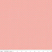 Swiss Dot - Quilting Cotton Fabric - Apricot Blush