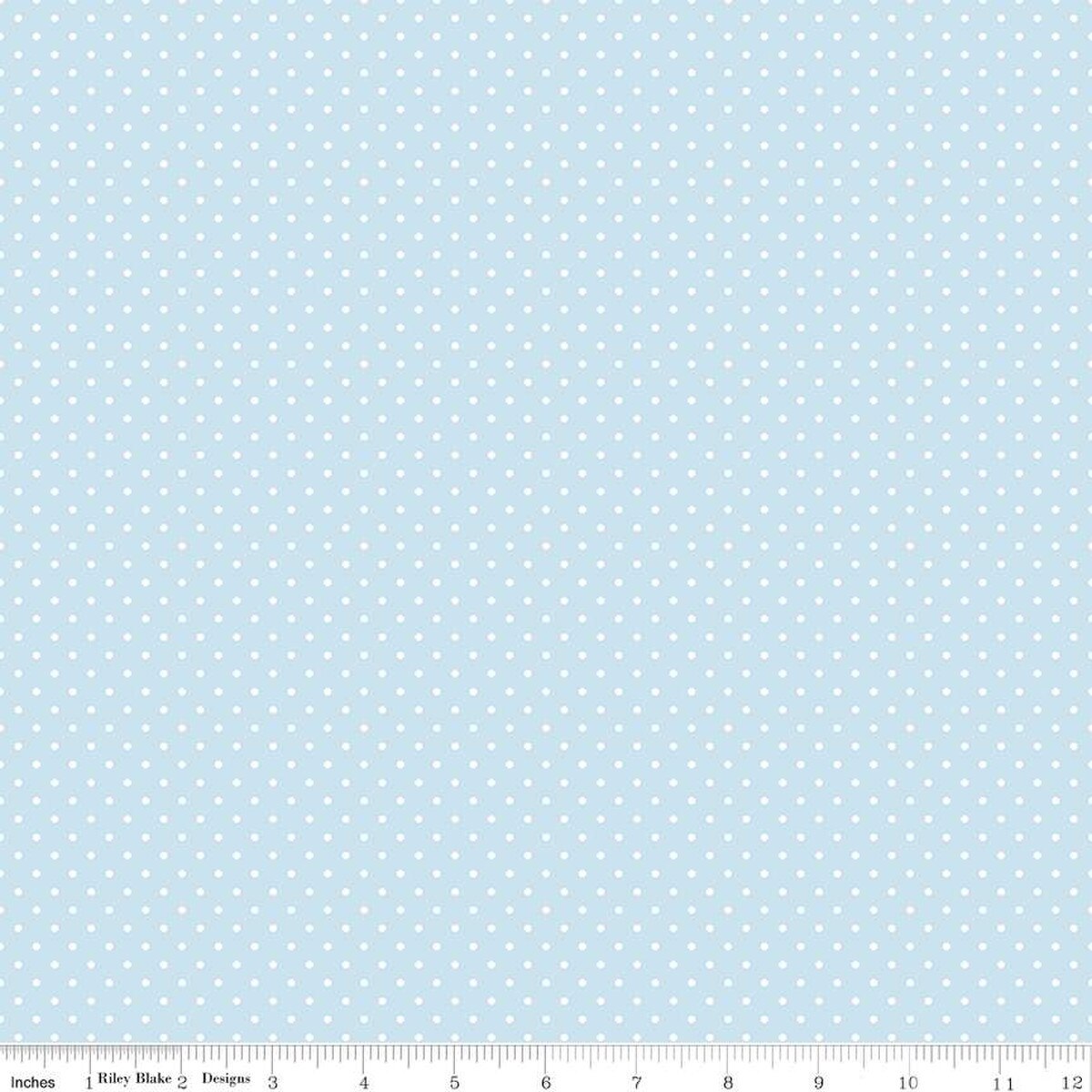 Swiss Dot - Quilting Cotton Fabric - Boy Blue