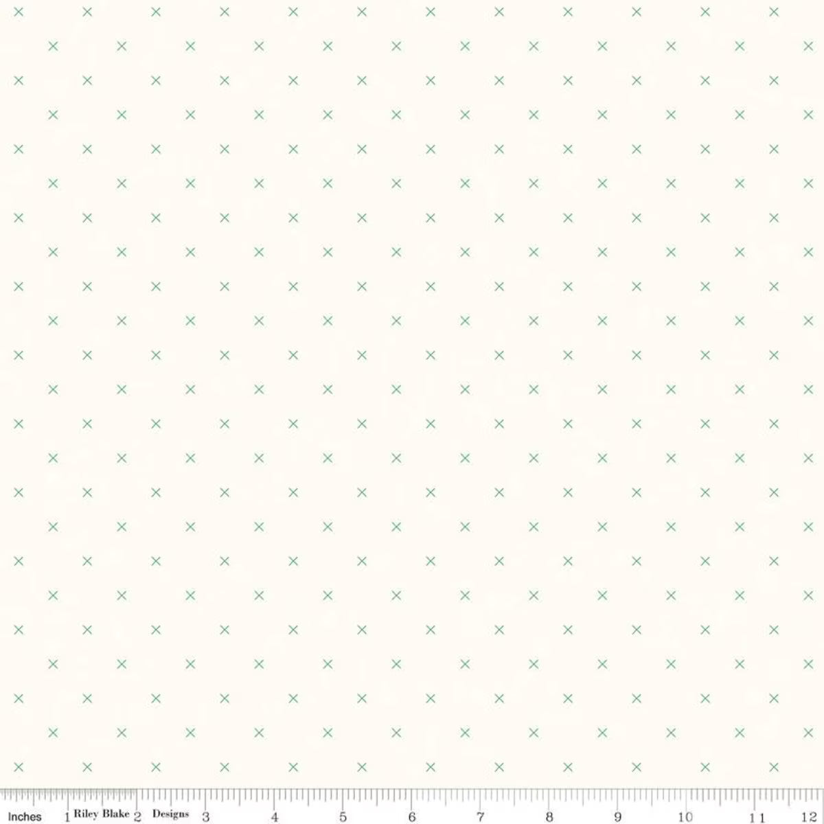 Bee Cross Stitch – Quilting Cotton Fabric – On Cloud - Alpine
