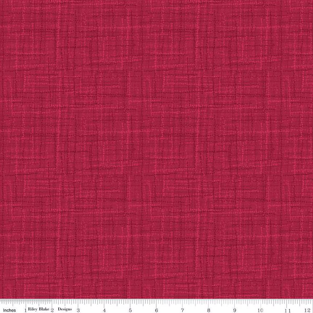 Grasscloth Cotton - Quilting Cotton Fabric - Wine