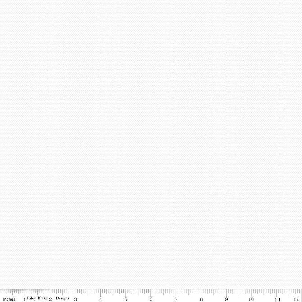 POParazzi - Quilting Cotton Fabric - White-on-White