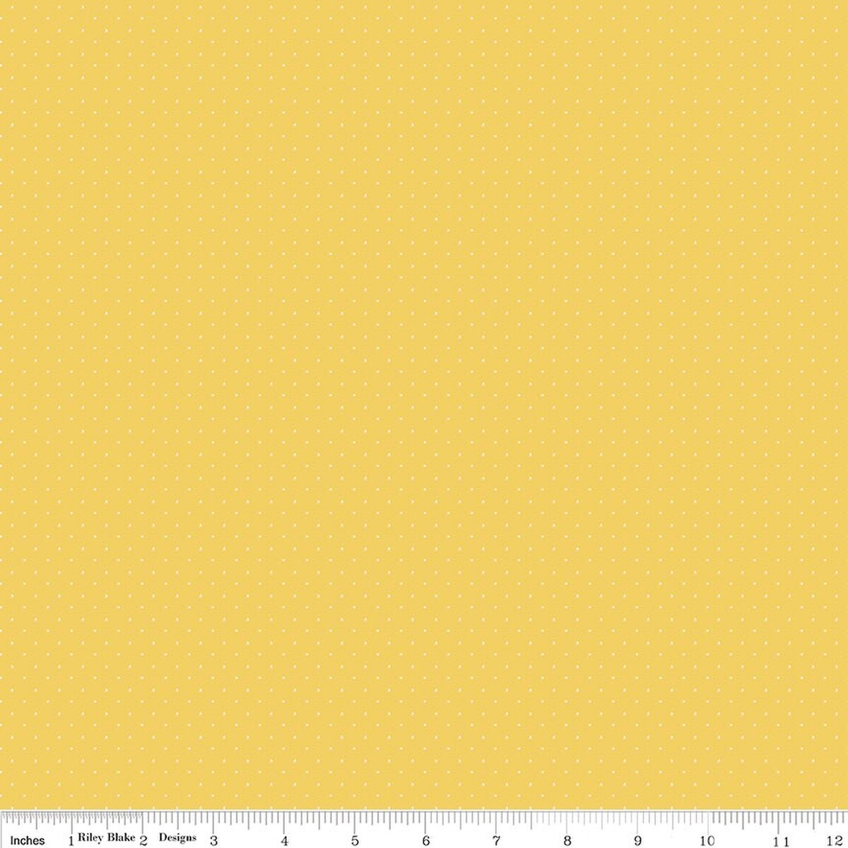 American Jane Pindots - Quilting Cotton Fabric - Canary