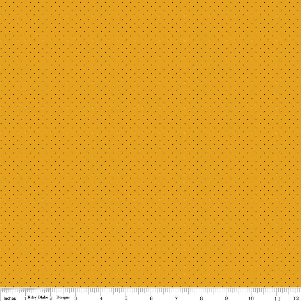 American Jane Pindots - Quilting Cotton Fabric - Gold