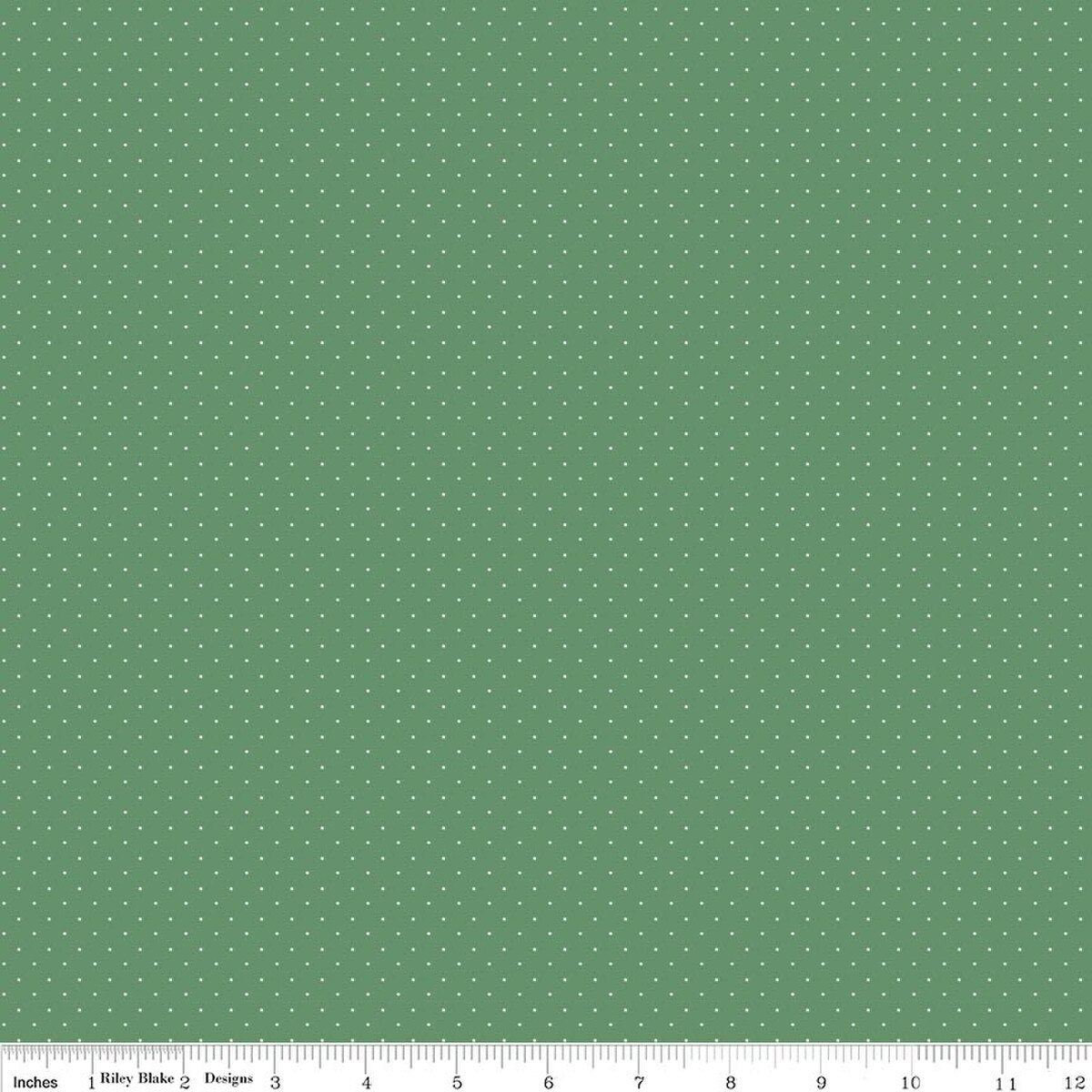 American Jane Pindots - Quilting Cotton Fabric - Grass