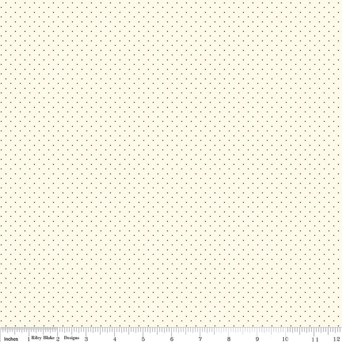 American Jane Pindots - Quilting Cotton Fabric - Ivory