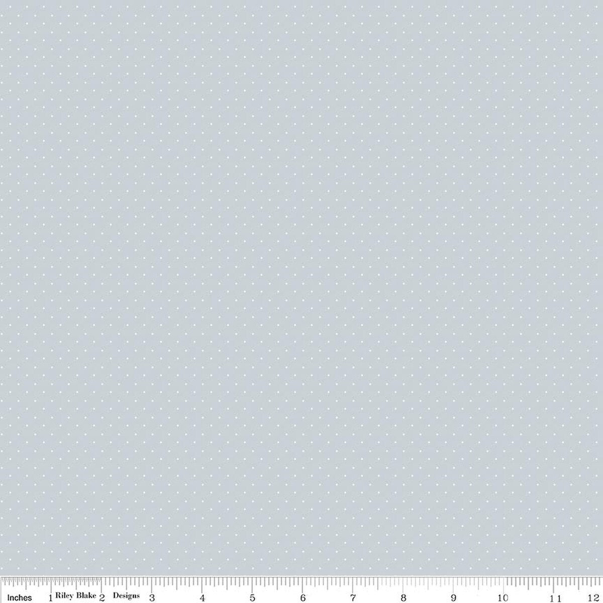 American Jane Pindots - Quilting Cotton Fabric - Silver