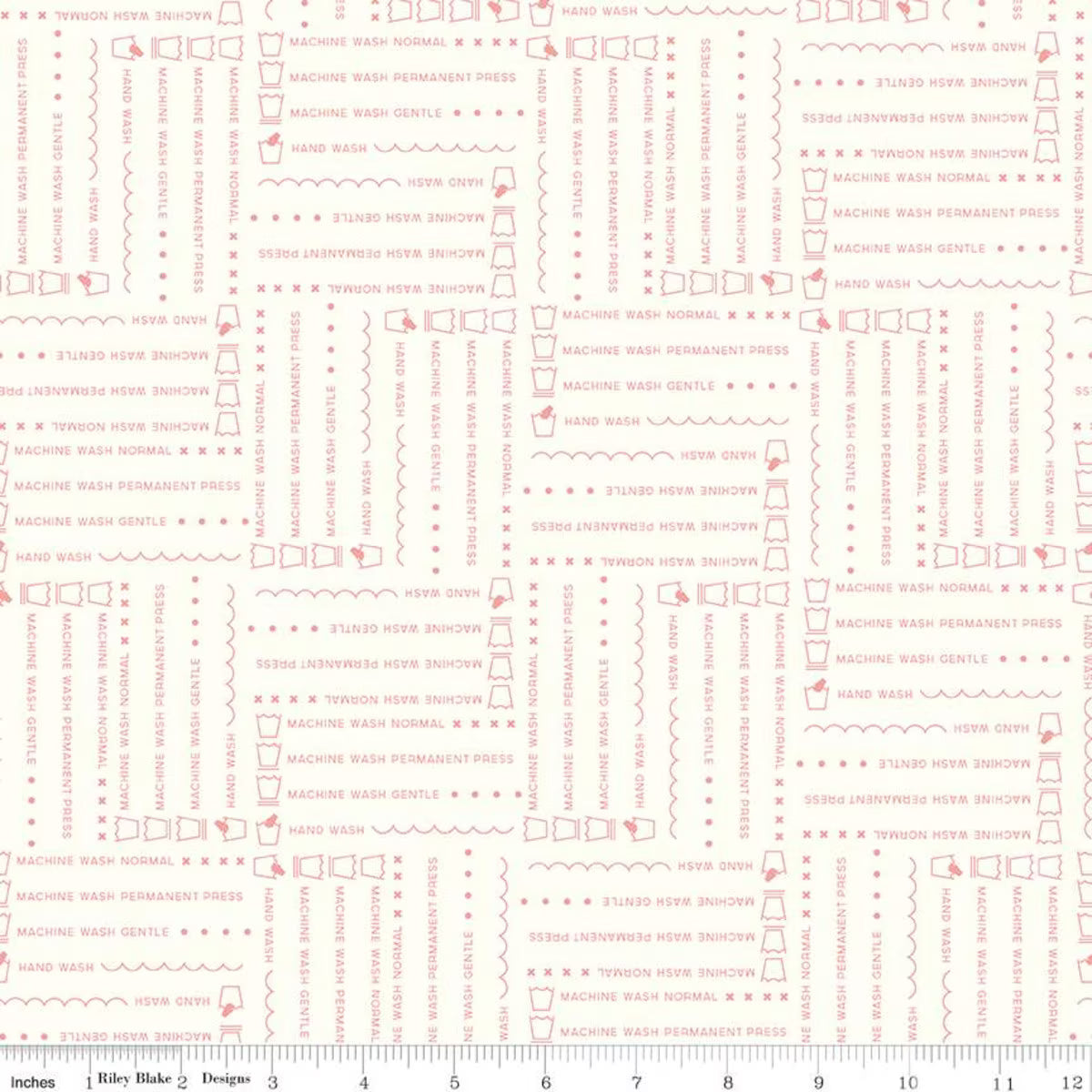 Vintage Happy 2 - Quilting Cotton Fabric - Laundry - Cloud