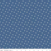 Prim - Cotton Fabric - Blossom - Denim