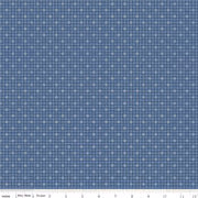 Prim - Cotton Fabric - Plaid - Denim