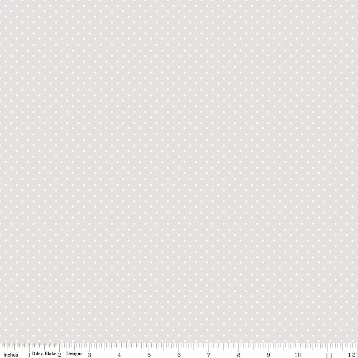 Elegant Essentials - Cotton Fabric - Polka Dot - White Pearl
