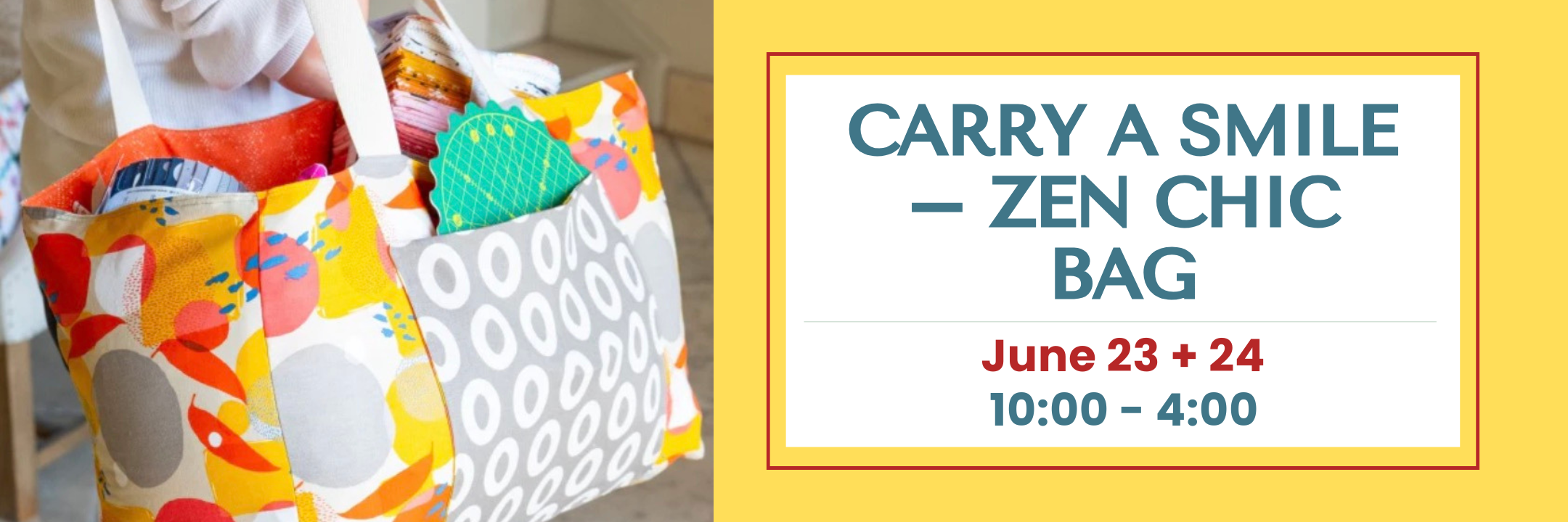 Carry a Smile - Zen Chic Bag