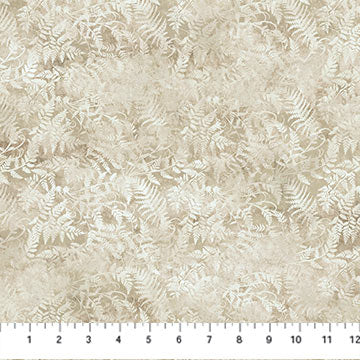 Migration Stonehenge - Quilting Cotton Fabric - Fern Texture - Light Beige