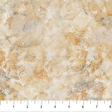 Fox Den - Quilting Cotton Fabric - Pine Needle - Beige