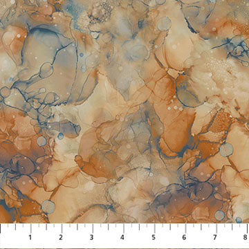 Fox Den - Quilting Cotton Fabric - Multi Texture - Rust