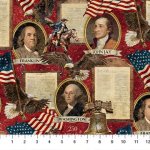 America 250 Stonehenge - Quilting Cotton Fabric - Founding Fathers