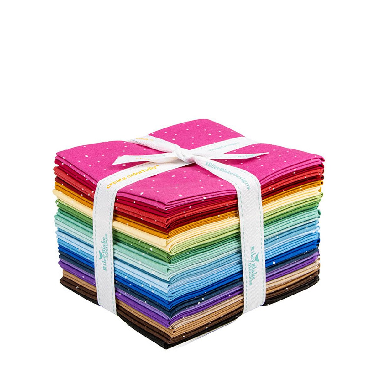 Dapple Dot - Precut Quilting Cotton Fabric - Fat Quarter Bundle - 22 Pieces