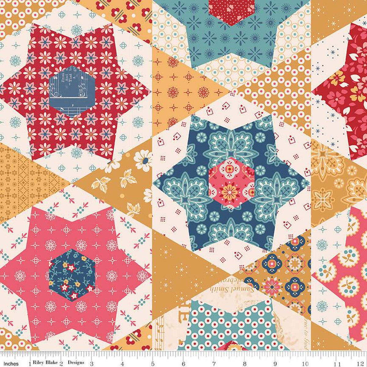 Americana – Quilting Cotton Fabric - Home Decor - Stars
