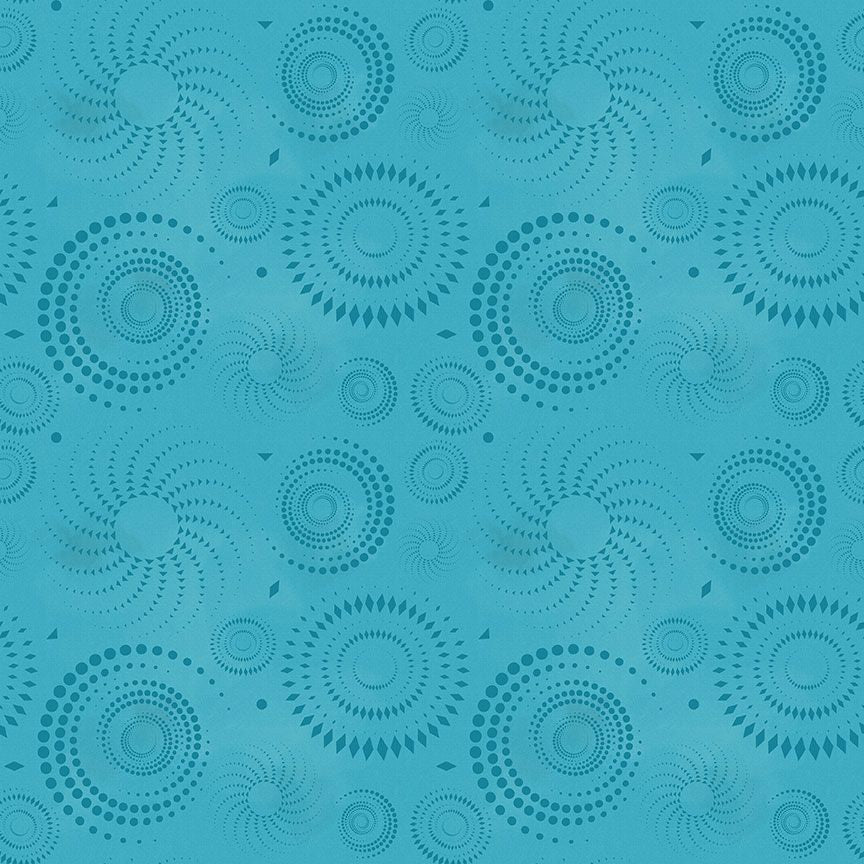 Colorstock - Quilting Cotton Fabric - Dot Dot Goose - Lake
