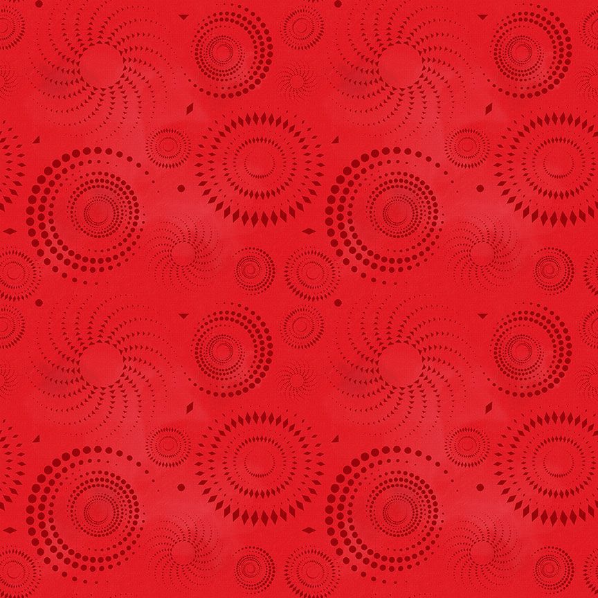 Colorstock - Quilting Cotton Fabric - Dot Dot Goose - Red