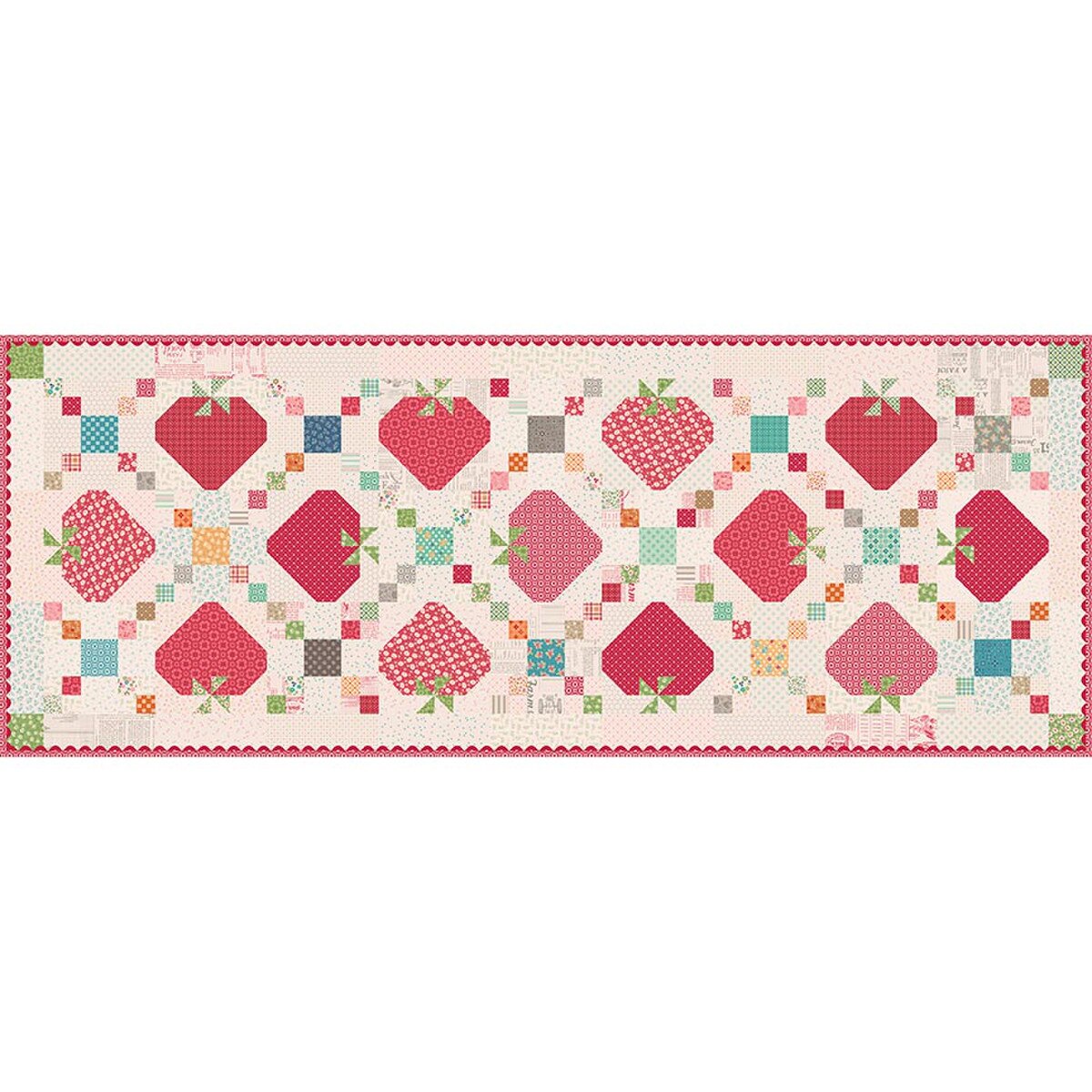 Sweet Strawberry Patch Runner Kit - Table Runner Kit