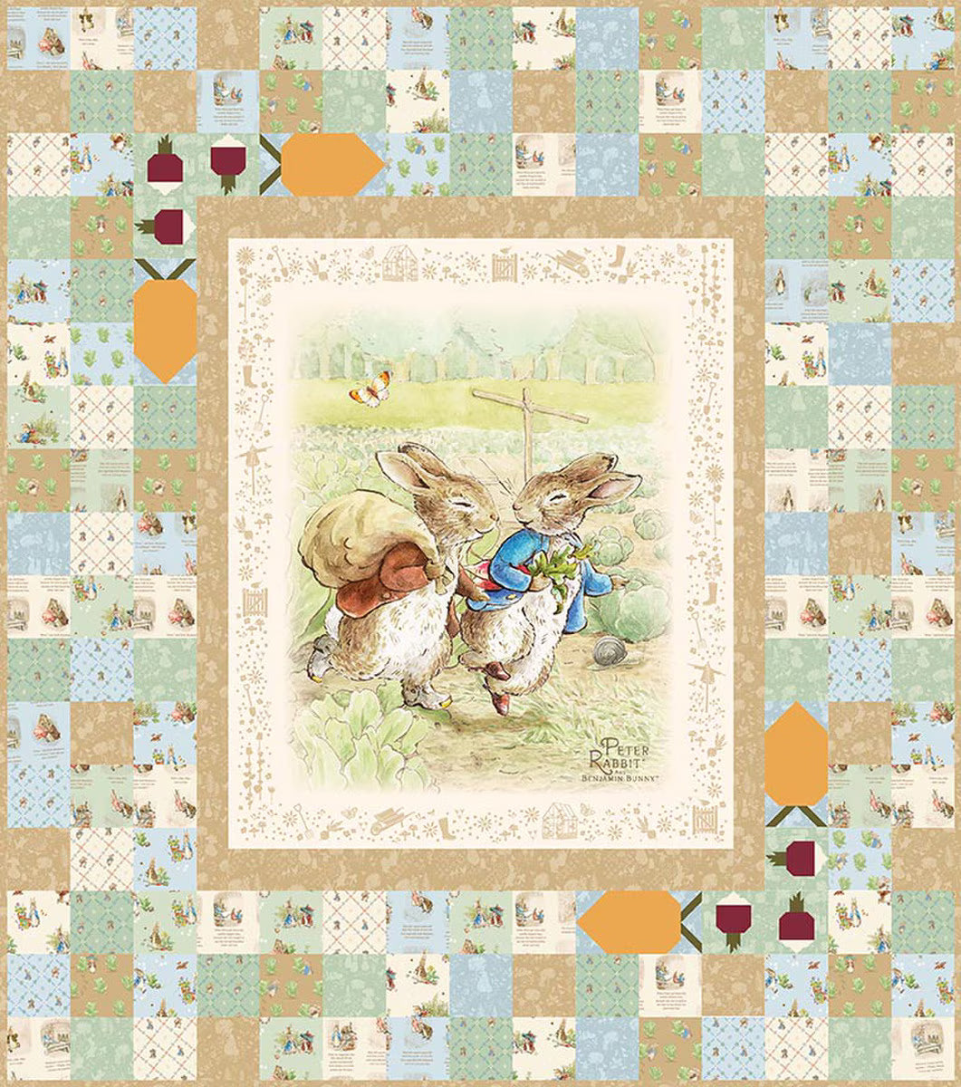 Quilt Kit - Peter's Garden Adventure Quilt Kit