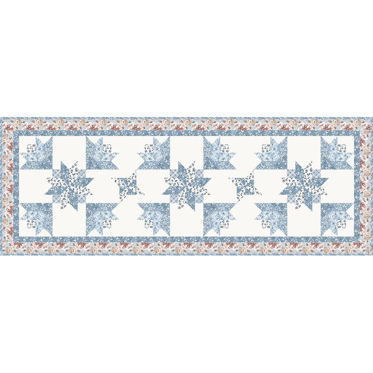 Quilted Table Runner Kit - Modern Prairie Daybreak - Daybreak on the Prairie