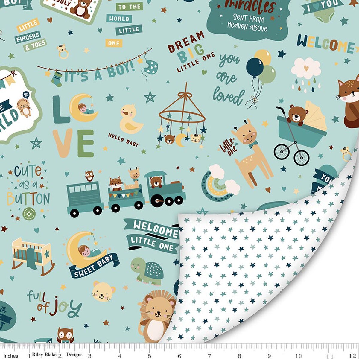 Designer Double Lush Velvet - Double Lush Velvet Fabric - Baby Boy