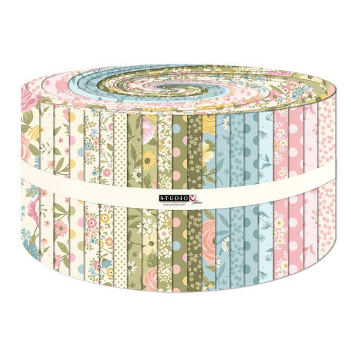 Layla - Precut Quilting Cotton Fabric - 2.5" Strip Roll