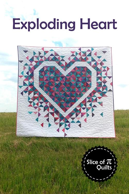 Quilt Pattern - Exploding Heart - Heart Quilt