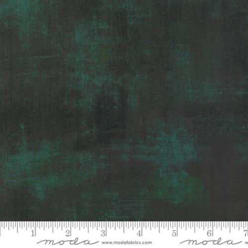 Grunge Basics - Wide Back Cotton Quilting Fabric - Textured Solid - 108 - Christmas Green