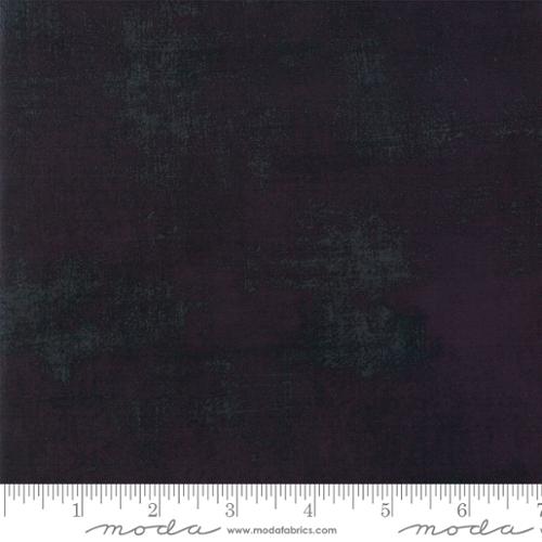 Grunge Basics - Cotton Quilting Fabric - Textured Solid - Black Dress