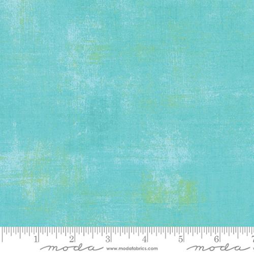 Grunge Basics - Cotton Quilting Fabric - Textured Solid - Pool