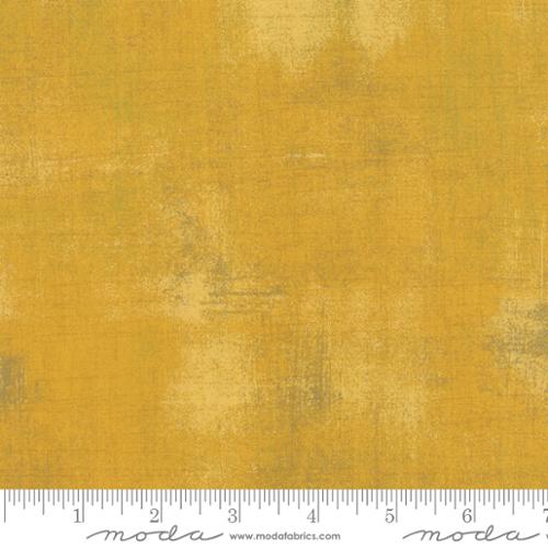 Grunge Basics - Cotton Quilting Fabric - Textured Solid - Mustard