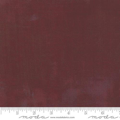Grunge Basics - Cotton Quilting Fabric - Textured Solid - Burgundy