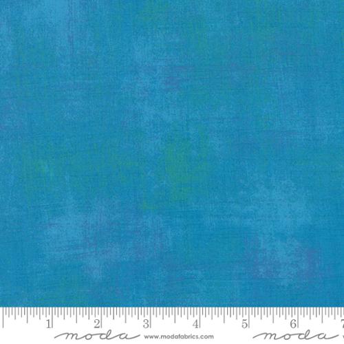 Grunge Basics - Cotton Quilting Fabric - Textured Solid - Turquoise