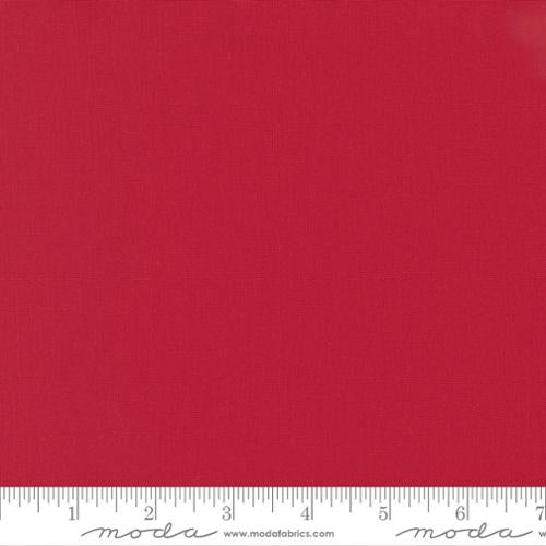 Bella Solids - Quilting Cotton Fabric - Basic Solid - Cherry - Red