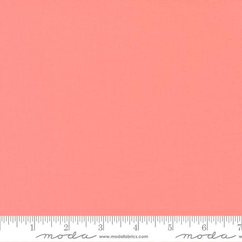Bella Solids - Quilting Cotton Fabric - Basics Solid - Carnation - Peach