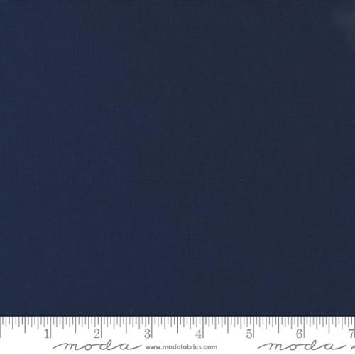 Bella Solids - Quilting Cotton Fabric - Basic Solid - Midnight - Dark Blue