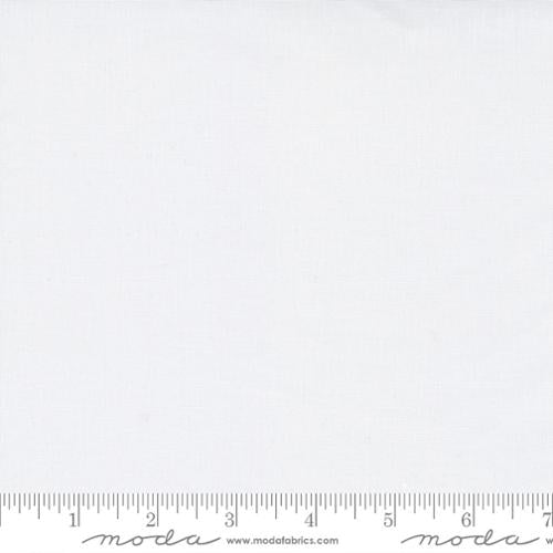 Bella Solids - Quilting Cotton Fabric - Bella Silky- Super White