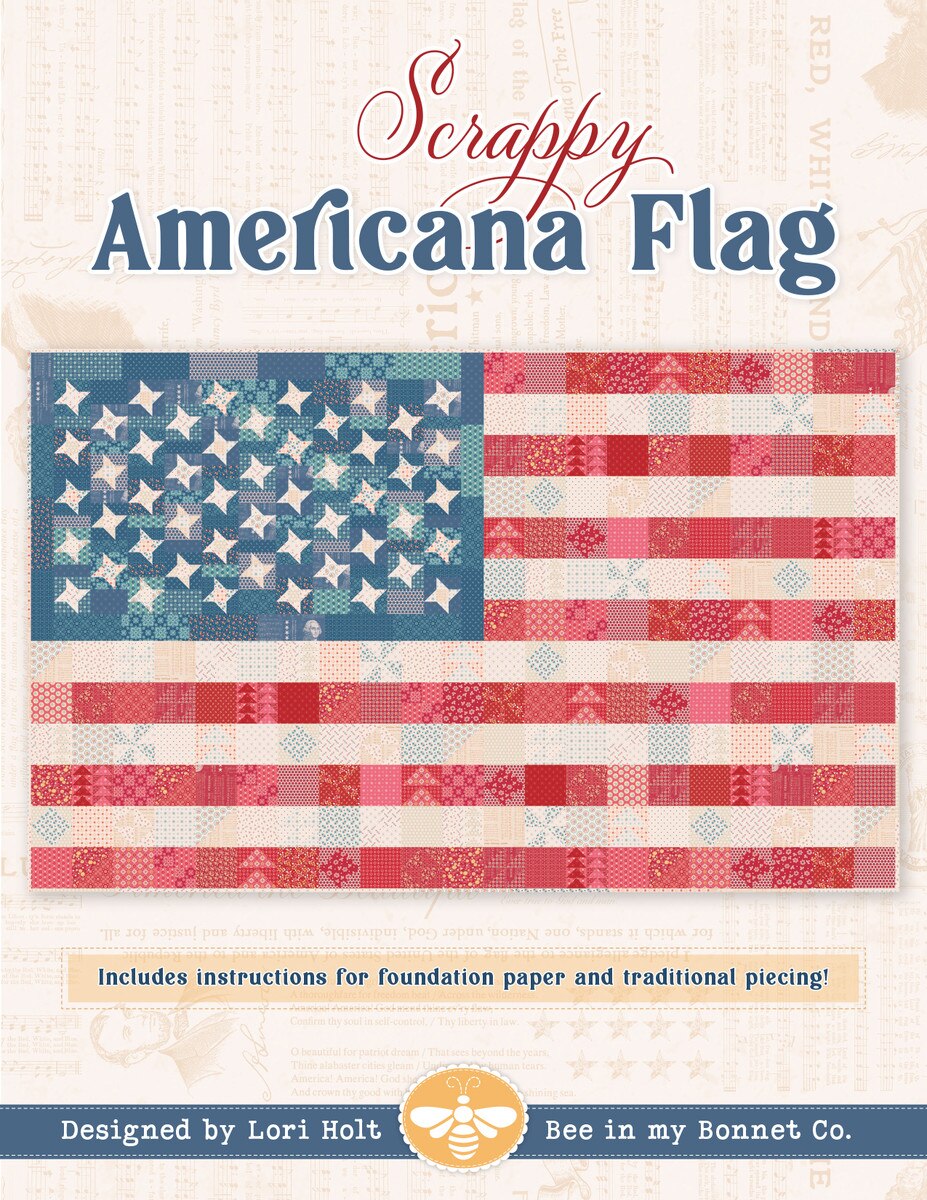 Quilt Pattern - Scrappy Americana Flag