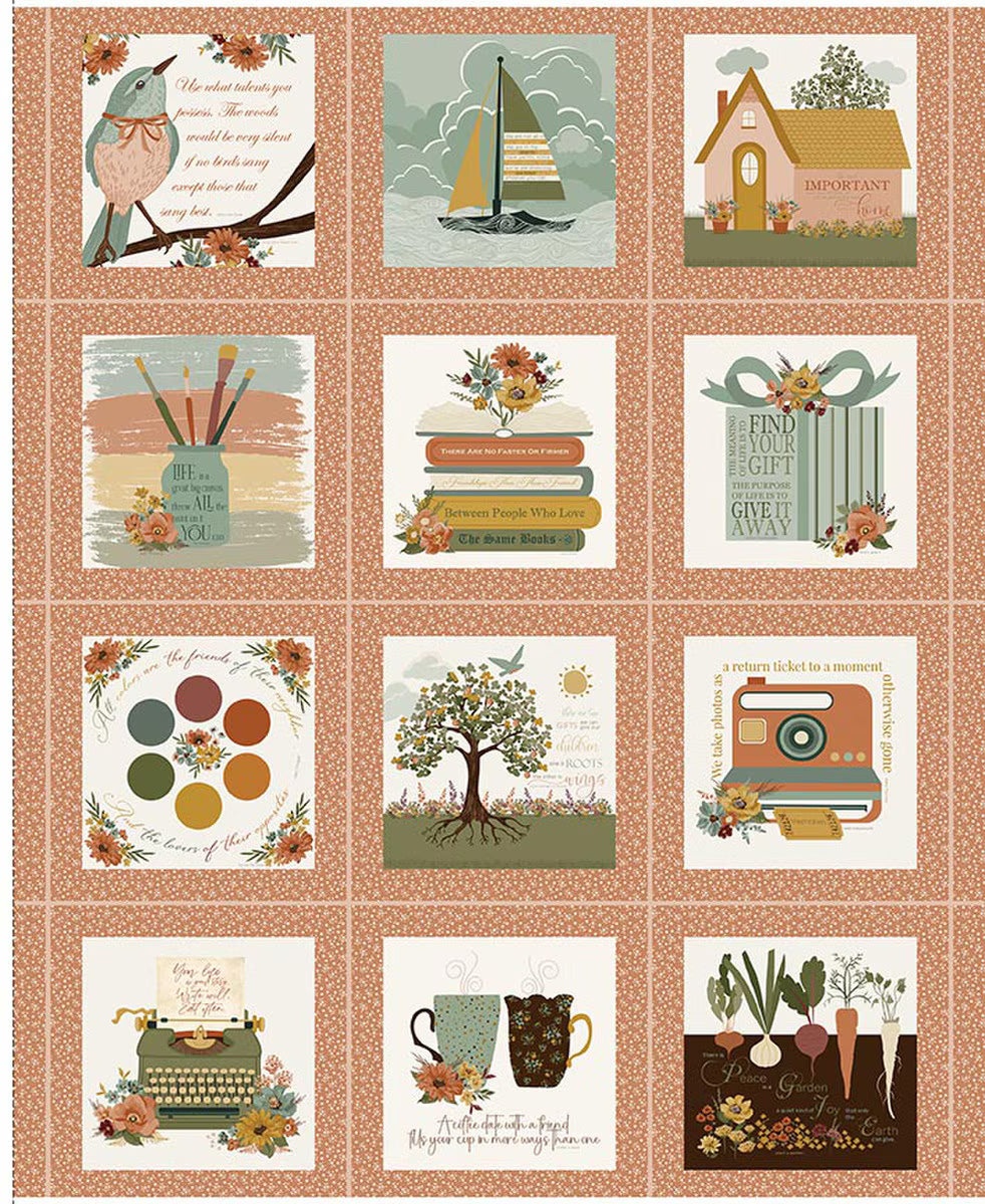Worth Repeating - Quilting Cotton Panel - Worth Repeating Quilt Panel