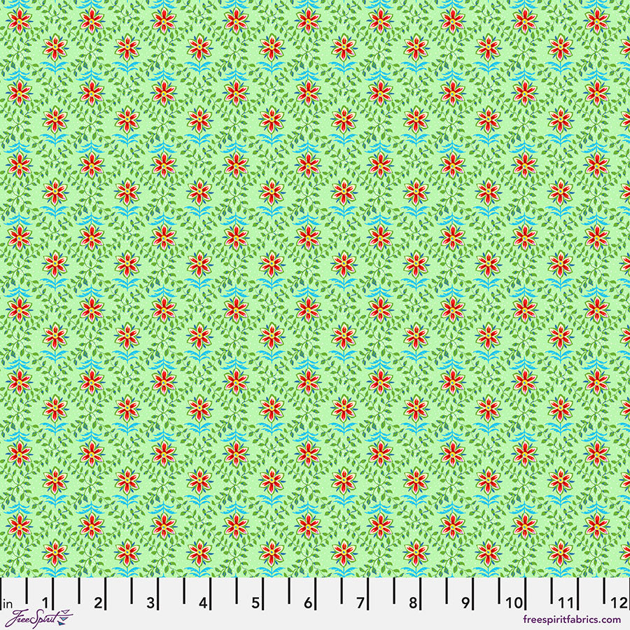 Festival – Quilting Cotton Fabric – Diamonds – Green