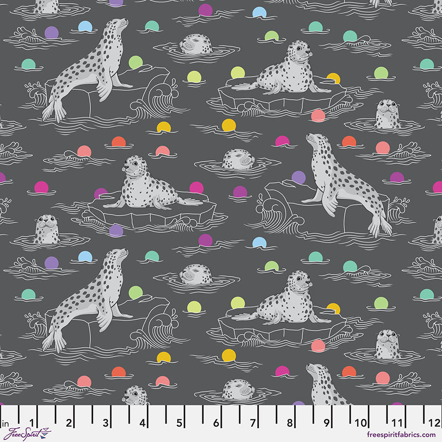 Graywork – Quilting Cotton Fabric – Seal the Deal – Gray