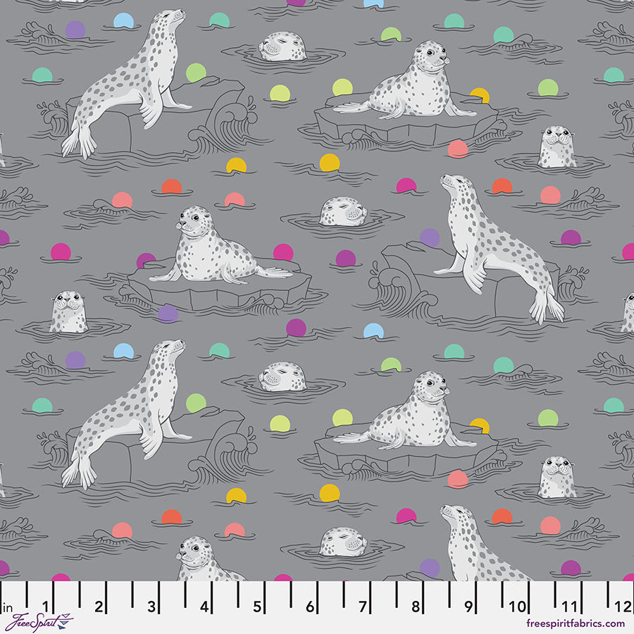 Graywork – Quilting Cotton Fabric – Seal the Deal – Gray